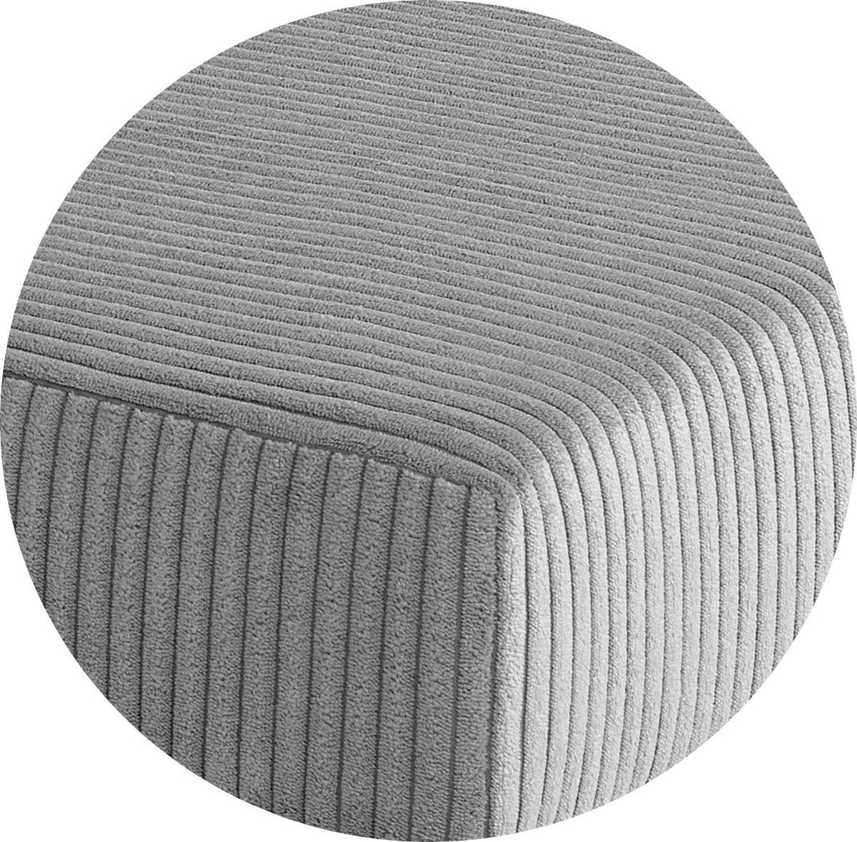 Ecksofa Star Taupe S: 228x147 cm - Taupe/Schwarz, Design, Holzwerkstoff/Textil (228/147cm) - P & B
