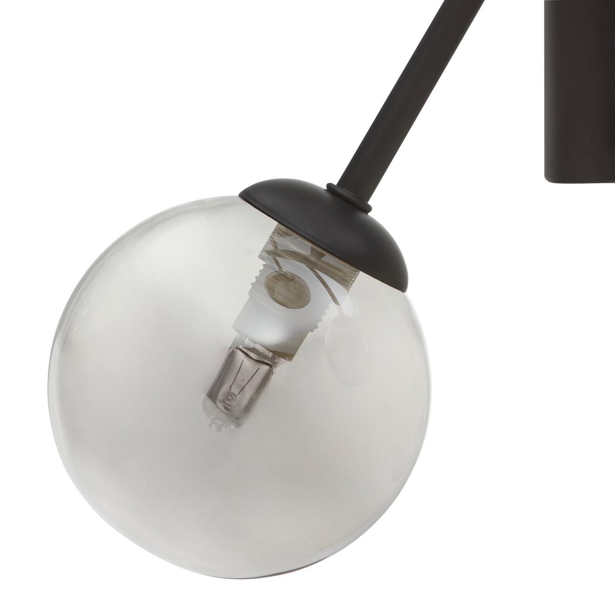 Závěsné svítidlo Spike max. 6 Watt - šedá, Moderní, kov/sklo (31,5/31,5/140cm) - Bessagi Home