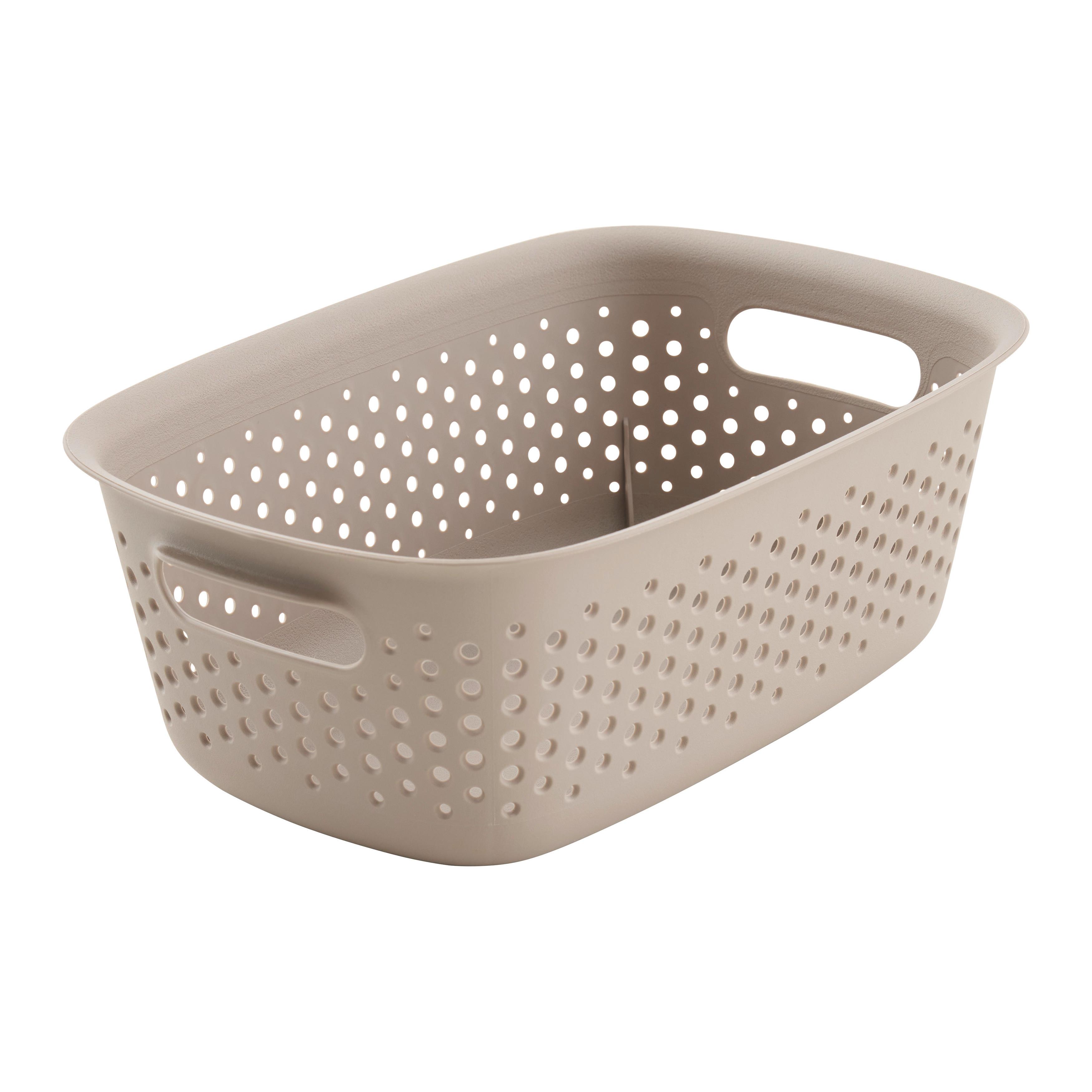Úložný košík MAJA - CA. 3,5L - taupe, Modern, plast (28/19,5/10,5cm) - Mömax