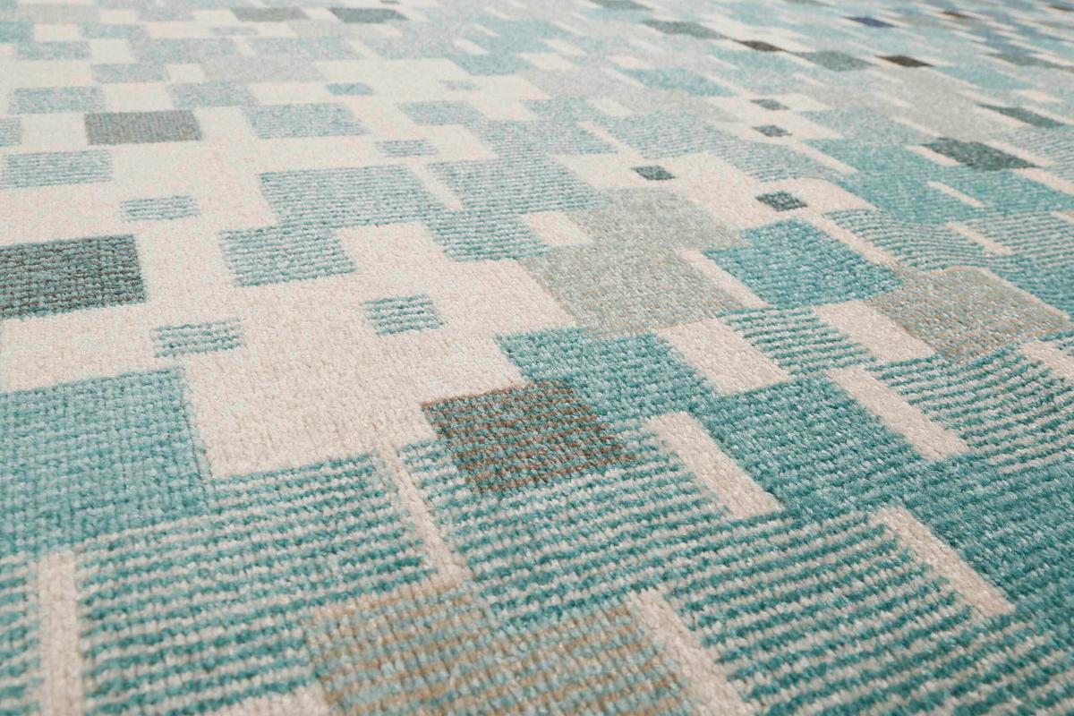 Outdoorteppich, 80x150 Cm Pacific - Blau/Creme, Design, Textil (80/150cm) - Esprit