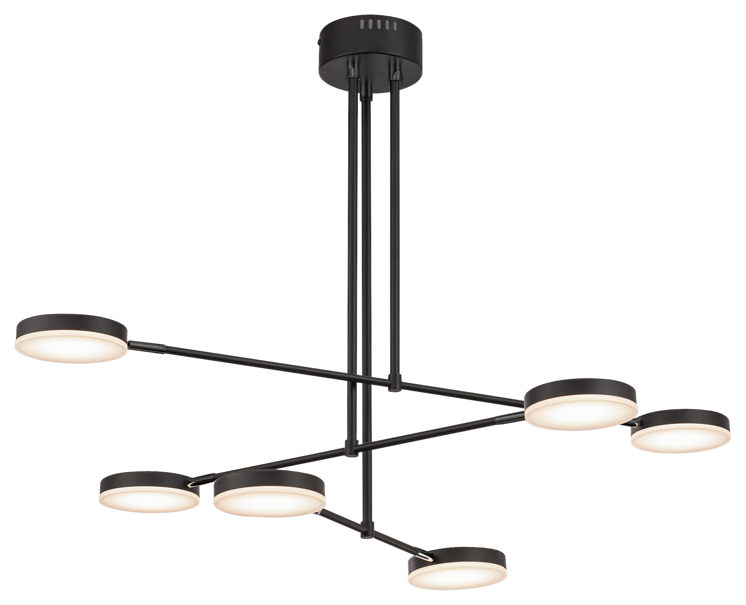 Pendelleuchte Fad - Schwarz, Trend, Kunststoff/Metall (55/61,6/89cm) - MAYTONI