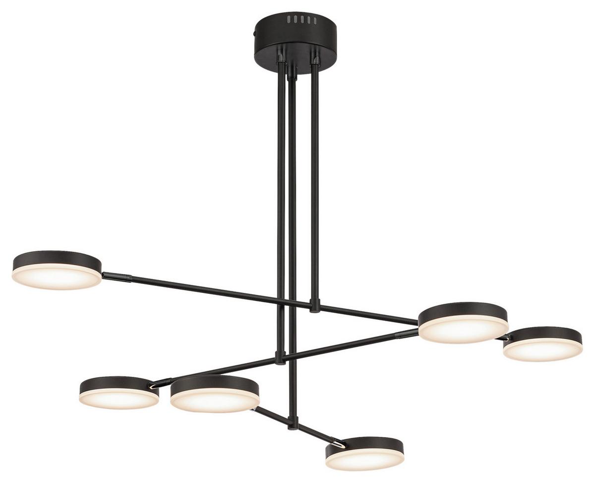 Pendelleuchte Fad - Schwarz, Trend, Kunststoff/Metall (55/61,6/89cm) - MAYTONI