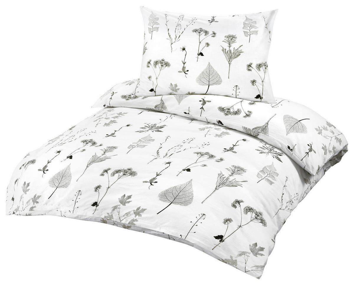 BETTWÄSCHE DÖRTHE - Schwarz/Weiß, MODERN, Textil - Luca Bessoni