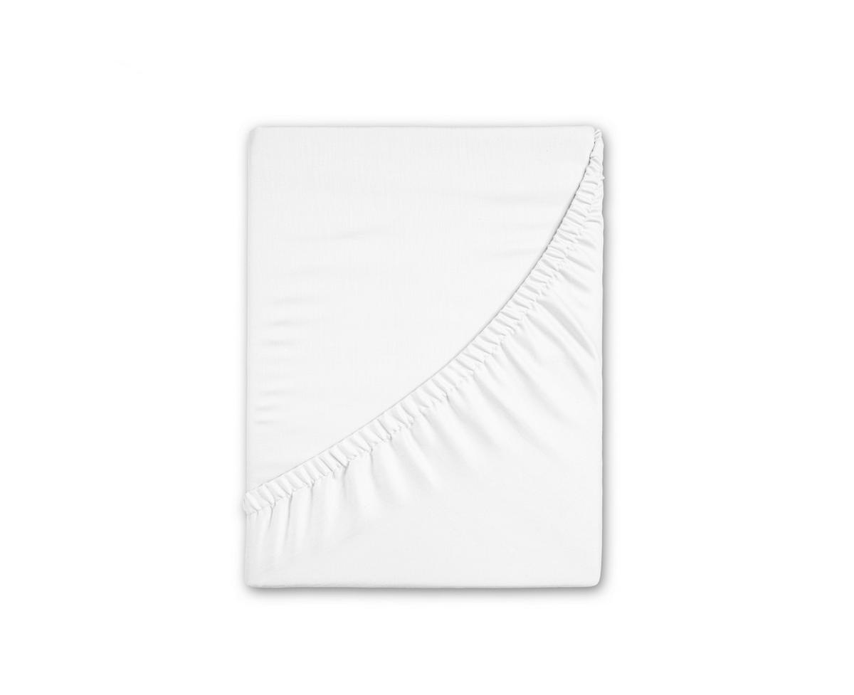 SPANNLEINTUCH WEISS 180X220 CM - Weiß, Basics, Textil (180/220cm)