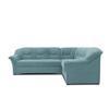 Ecksofa Sarafina Petrol S: 240x190 Cm - Petrol/Schwarz, KONVENTIONELL, Textil (240/190cm) - MID.YOU