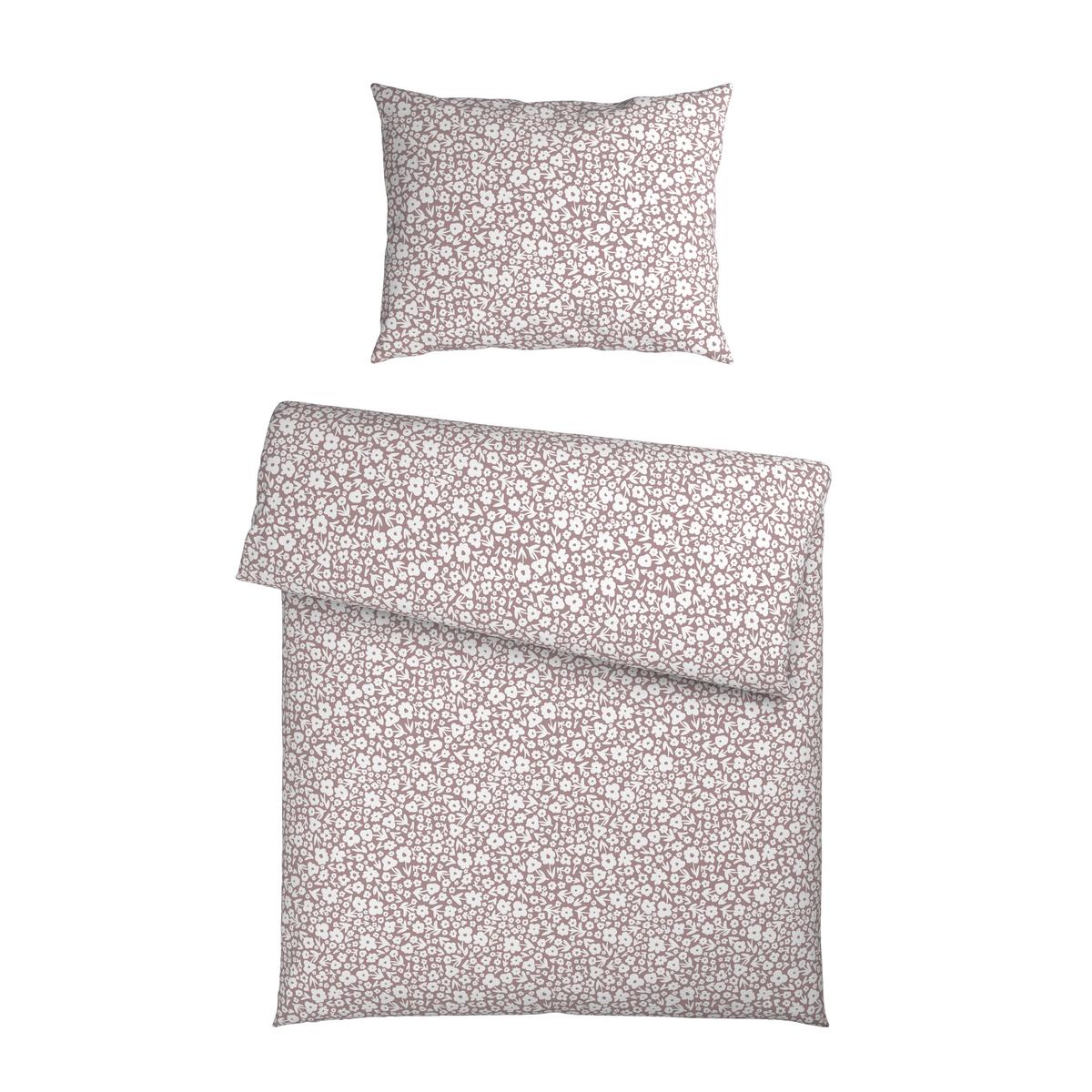 POSTEĽNÁ BIELIZEŇ MILLEFLEUR - hnedofialová, Modern, textil (140/200cm) - Mömax