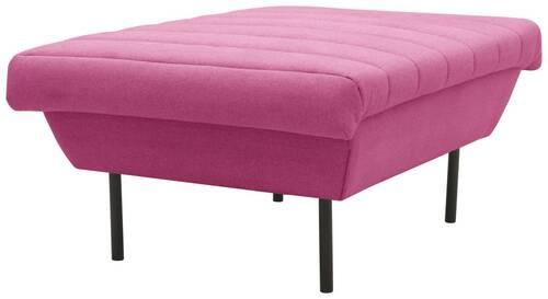 Hocker Looks Ix - Schwarz/Rosa, Design, Textil (70/45/70cm) - LOOKS by W.Joop