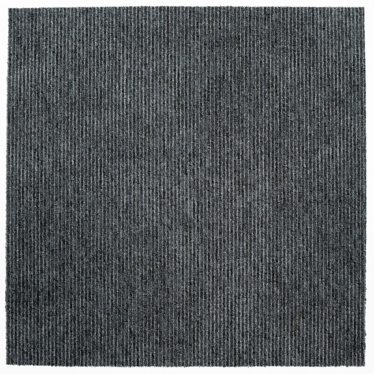 Teppichfliese Anthrazit Marmaris 50x50 cm Florhöhe 3mm - Anthrazit, Basics, Textil (50/50cm)