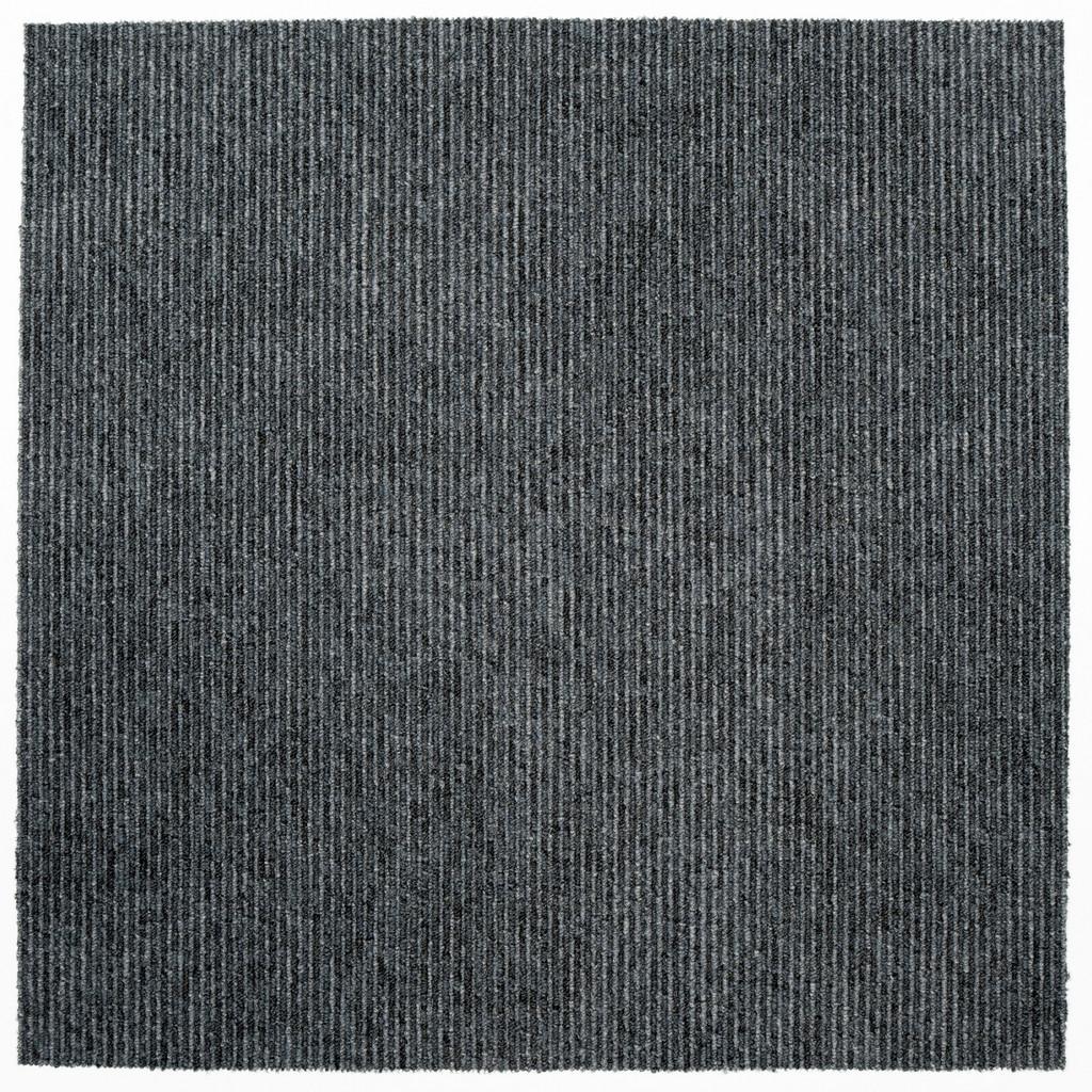 Teppichfliese Anthrazit Marmaris 50x50 cm Florhöhe 3mm