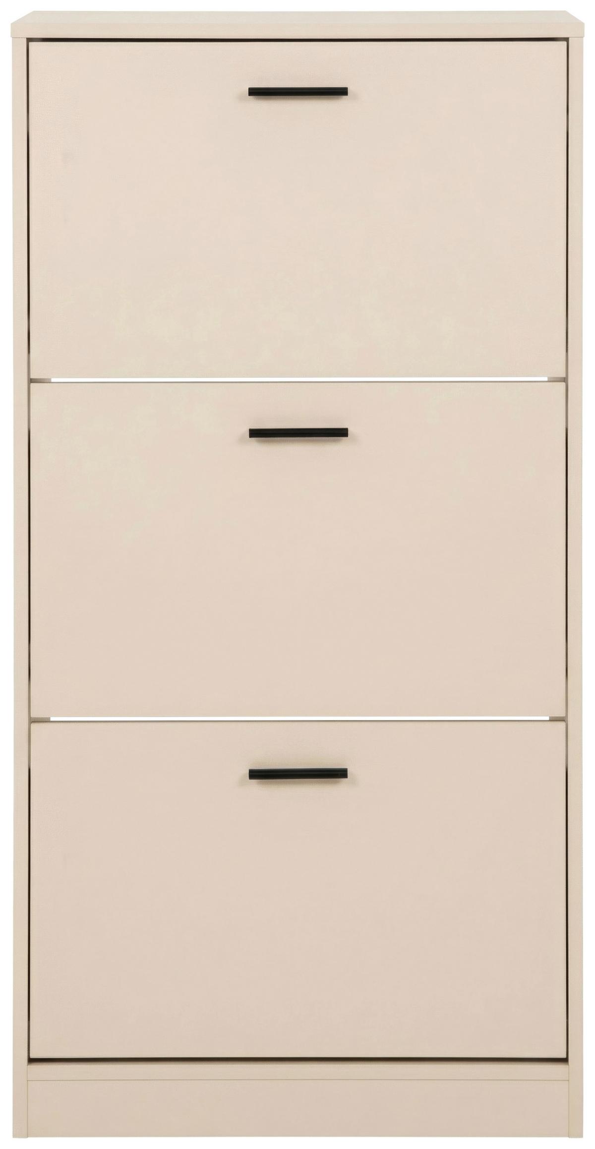 Schuhkipper Zwolle Beige B: 60 Cm - Beige, Trend, Holzwerkstoff (60/117/24cm)