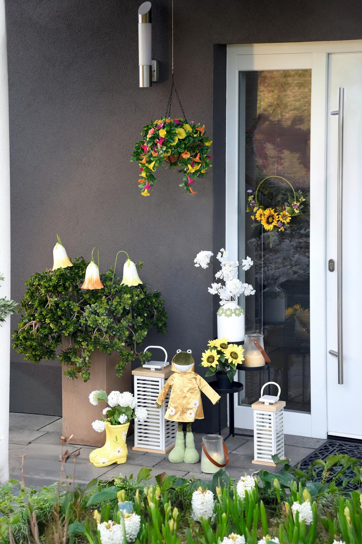 Kunstblume Tom - Multicolor/Naturfarben, KONVENTIONELL, Naturmaterialien/Kunststoff (20/28cm) - Luca Bessoni