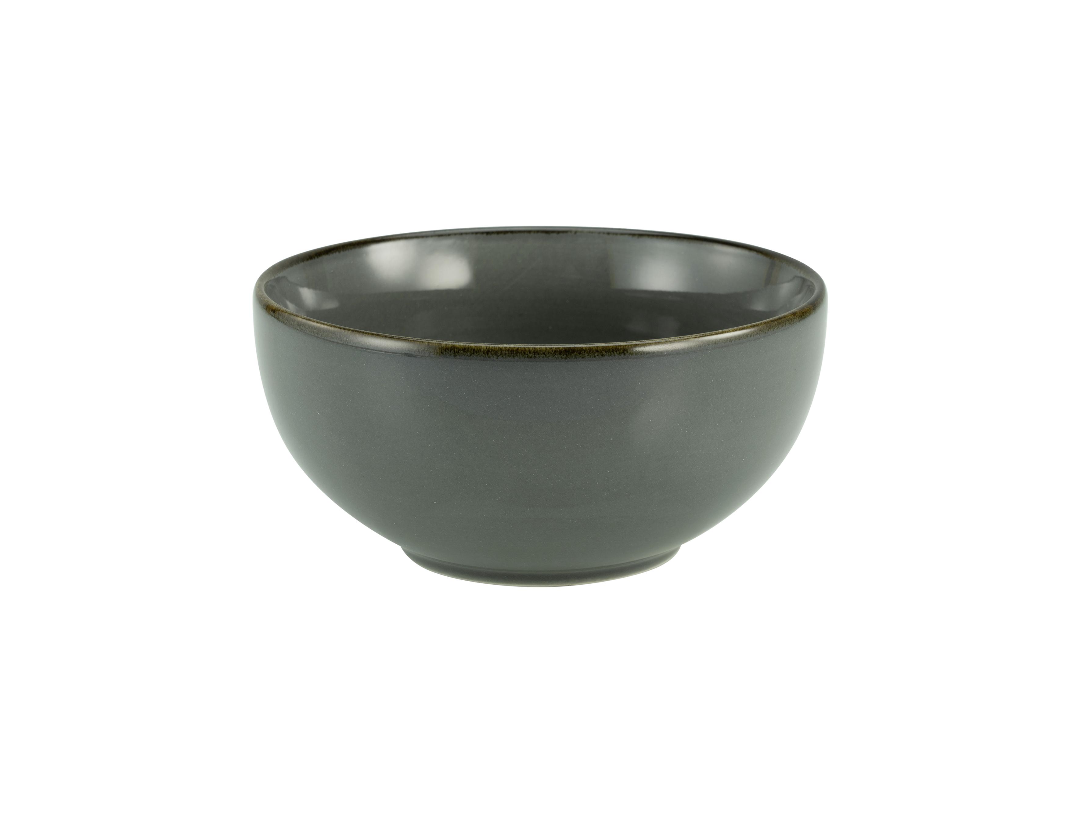 Miska Linen, Ø: 14cm - antracitová, keramika (14/14/7cm) - Premium Living