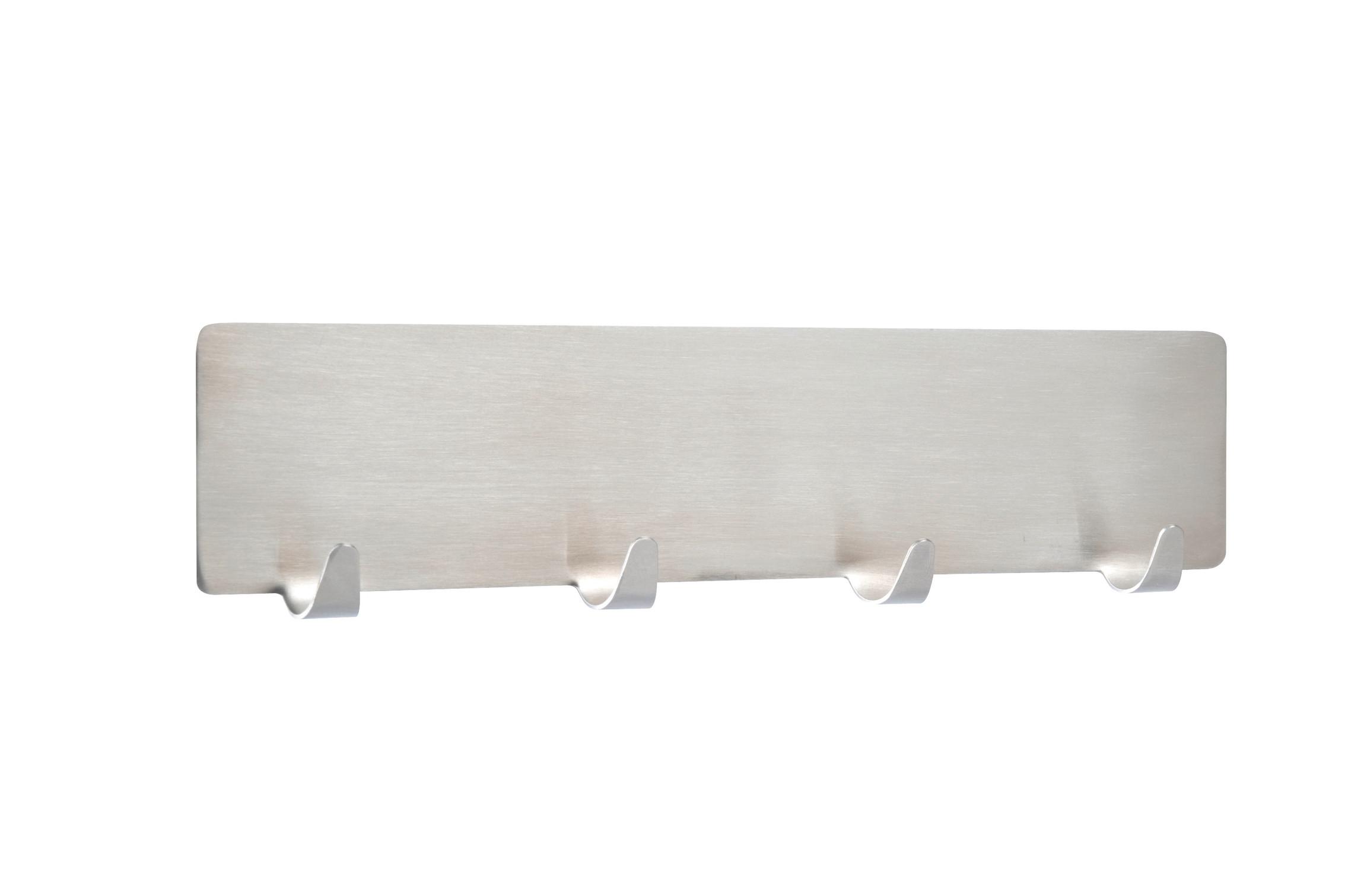 Hakenleiste Esperia 4er 4480010100 - Weiß, KONVENTIONELL, Metall (19/4,2/2cm) - Wenko