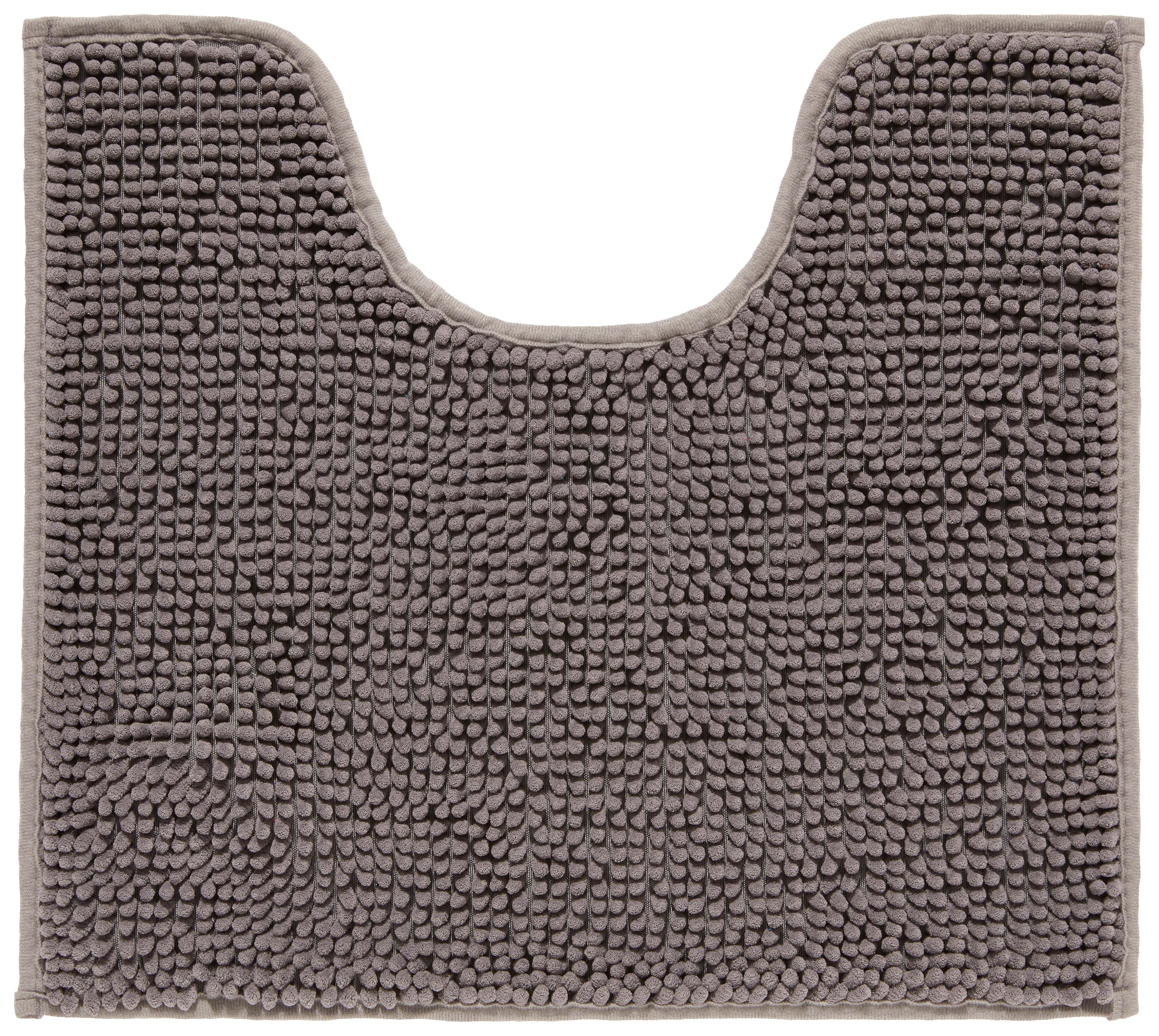 Wc-előke Anke - antracit, Modern, textil (45/50cm) - Luca Bessoni