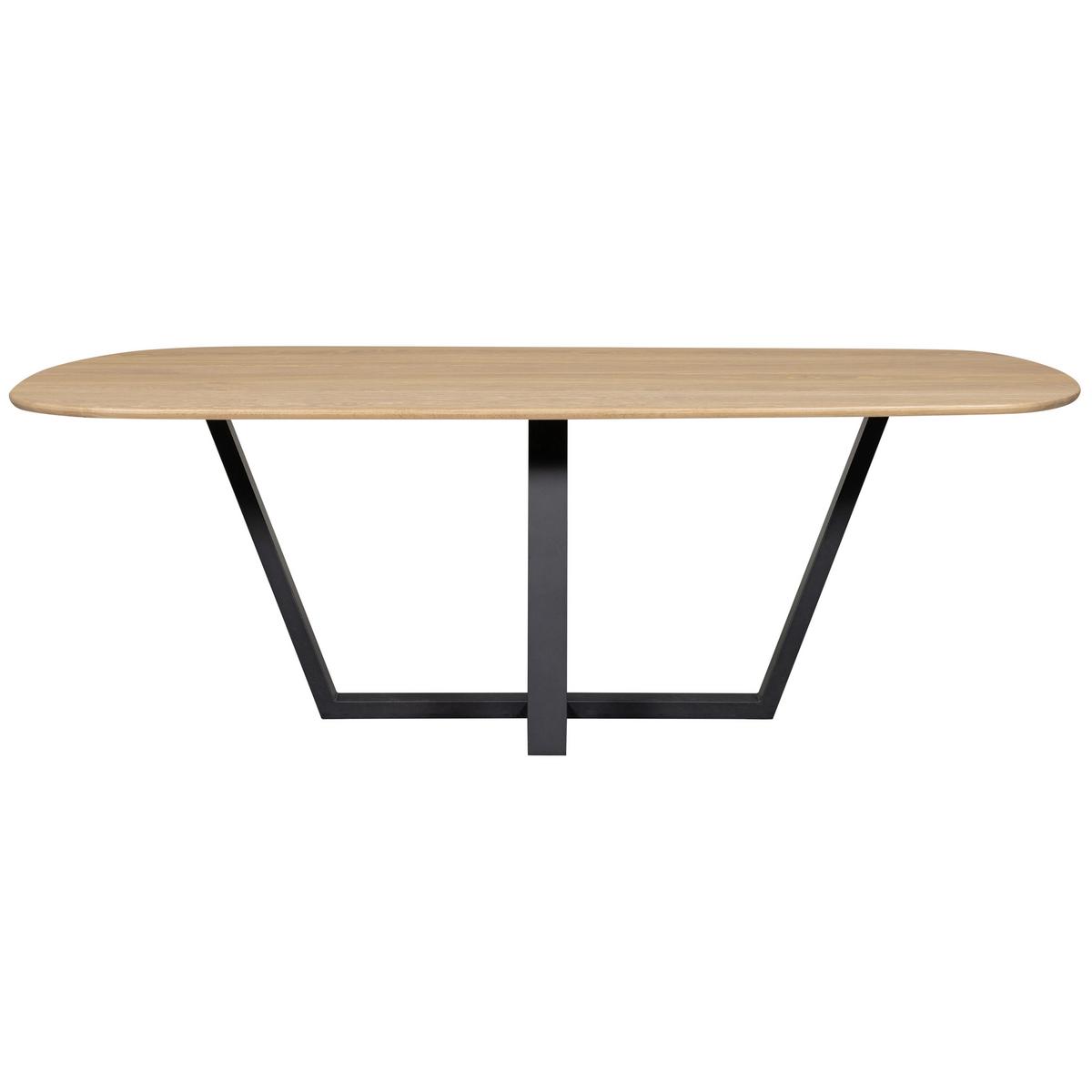 TISCHGESTELL Tablo Schwarz B: 147cm - Schwarz, MODERN, Metall (147/73/71cm) - Livetastic
