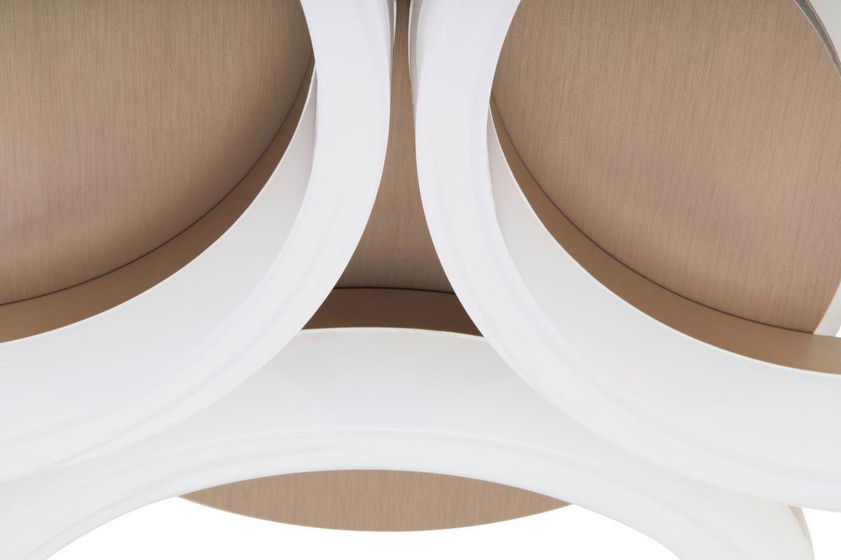 STROPNÍ LED SVÍTIDLO KOOL - šampaňská, Moderní, kov/plast (44/46/8cm) - Mömax