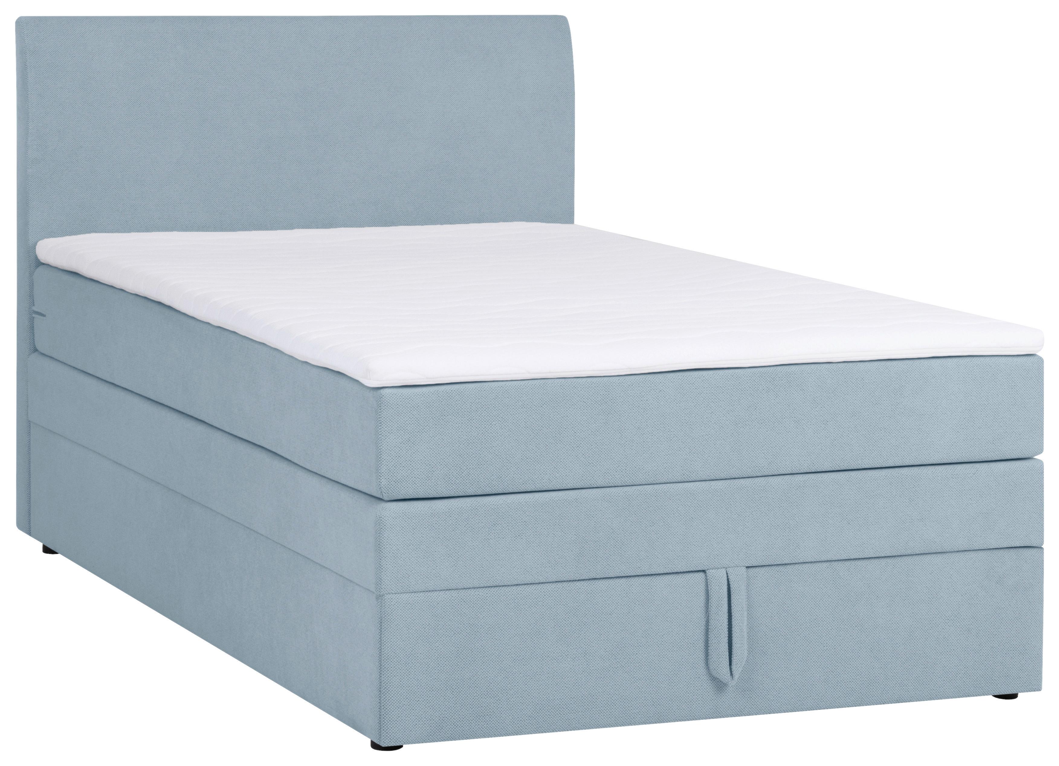 Boxspringbett mit Topper & Bettkasten 140x200 Wickie