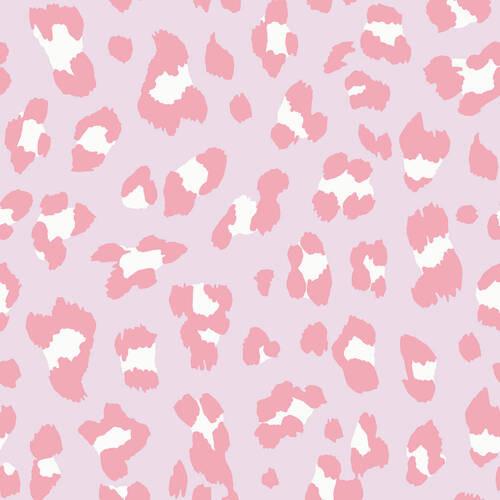 Vliestapete 118724 - Pink/Weiß, Basics, Papier/Kunststoff (52/1000cm)