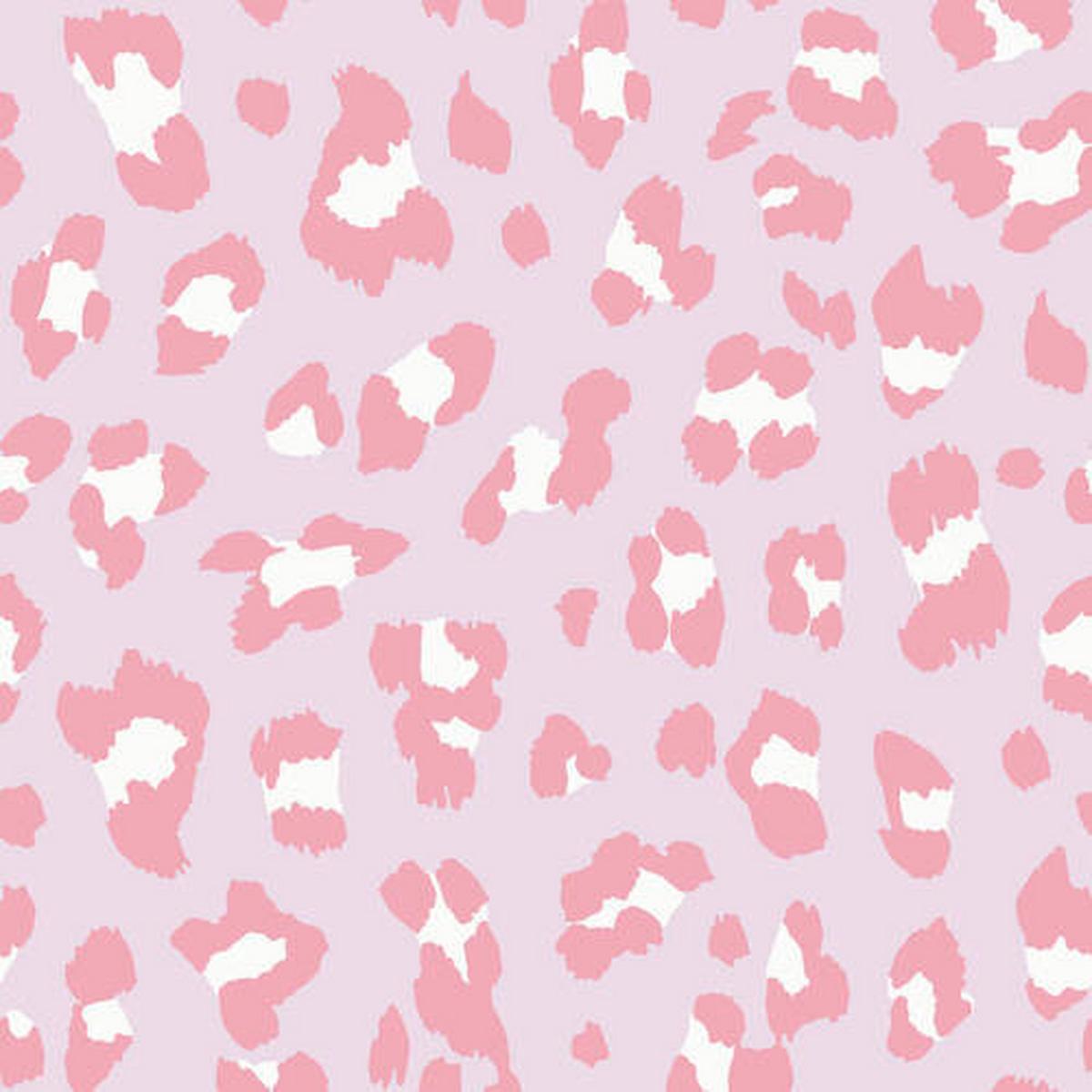 Vliestapete 118724 - Pink/Weiß, Basics, Papier/Kunststoff (52/1000cm)
