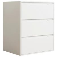 KOMMODE Malira Weiß B: 65 cm - Weiß, Design, Holzwerkstoff (65/78/48cm) - MID.YOU
