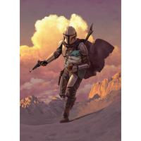 Fototapete Mandalorian Escape - Multicolor, Trend, Textil (200/280cm)