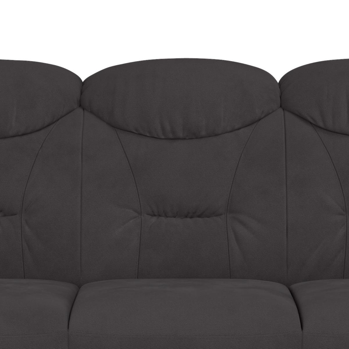 3-sitzer-sofa Marcus - Anthrazit/Schwarz, Basics, Textil (189/99/99cm) - MID.YOU