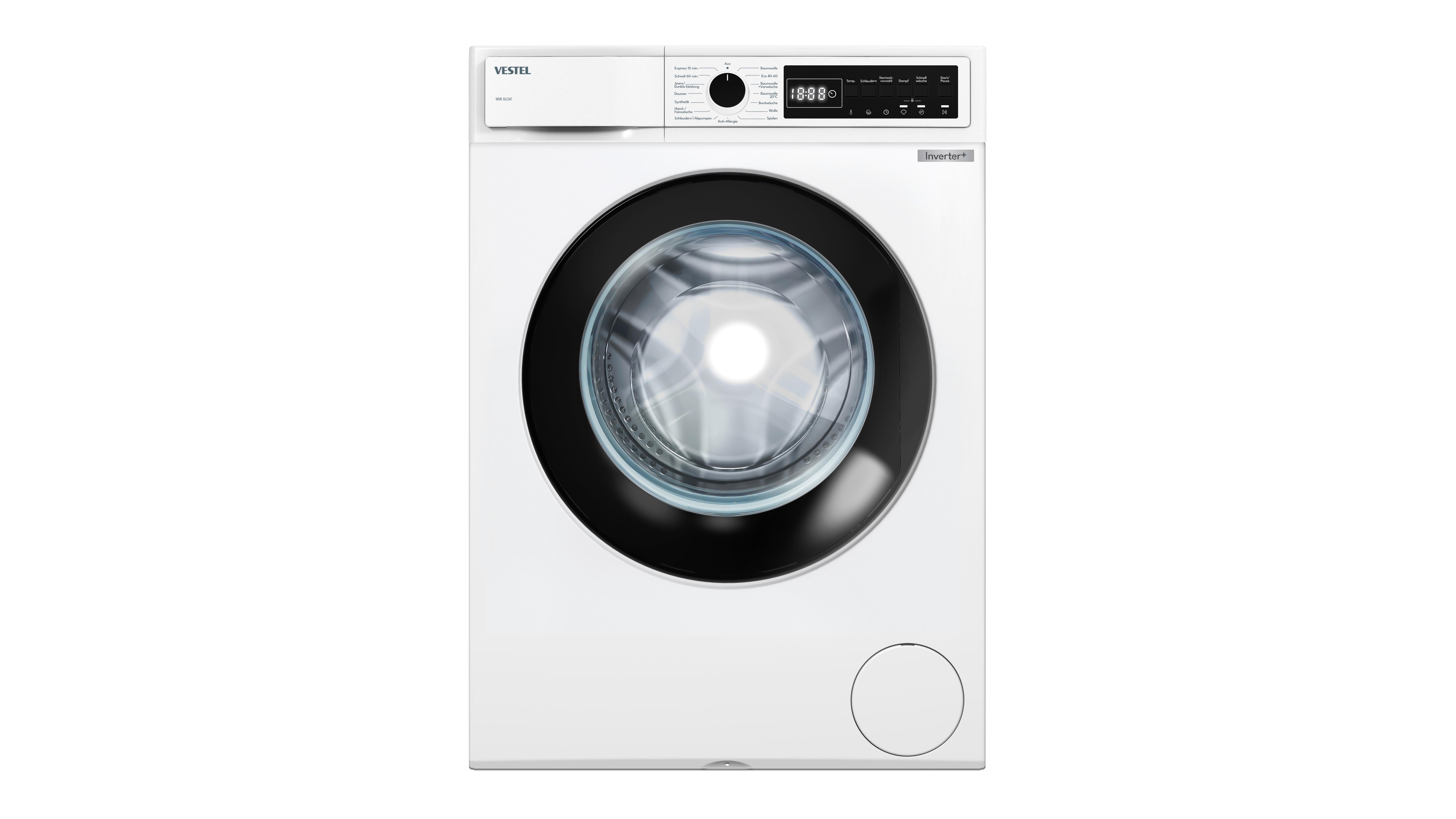 Waschmaschine Wmi 86341 - Weiß, Basics (60/85/56cm) - Vestel