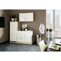 Küchenblock Toronto Creme/eiche Dekor B: 160 Cm - Eichefarben/Creme, MODERN, Holzwerkstoff (160cm) - Held