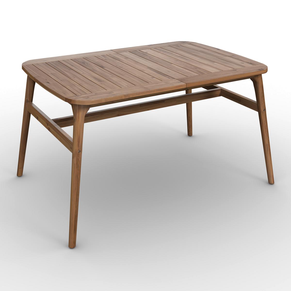 ZAHRADNÍ STŮL NICOLA - barvy vlašských ořechů, Moderní, dřevo (160-200/100/76cm) - Bessagi Garden