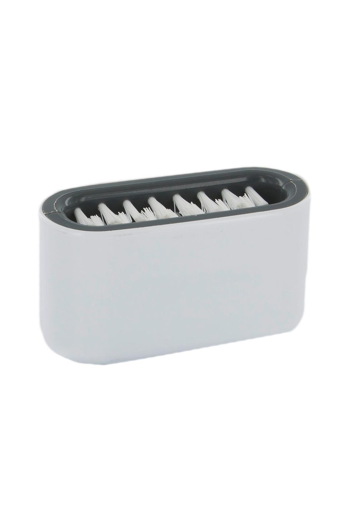 Kartáč Na Čištění Clever - šedá/bílá, plast (10,7/5,8/5,7cm) - Modern Living
