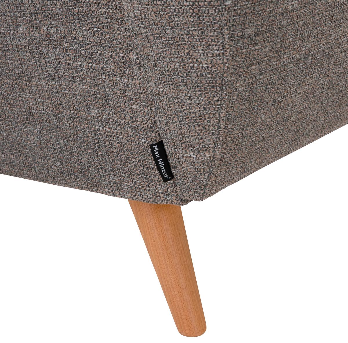 Polstersessel Mit Armlehnen Jerry Grau - Naturfarben/Grau, Design, Textil (83/85/82cm) - Max Winzer