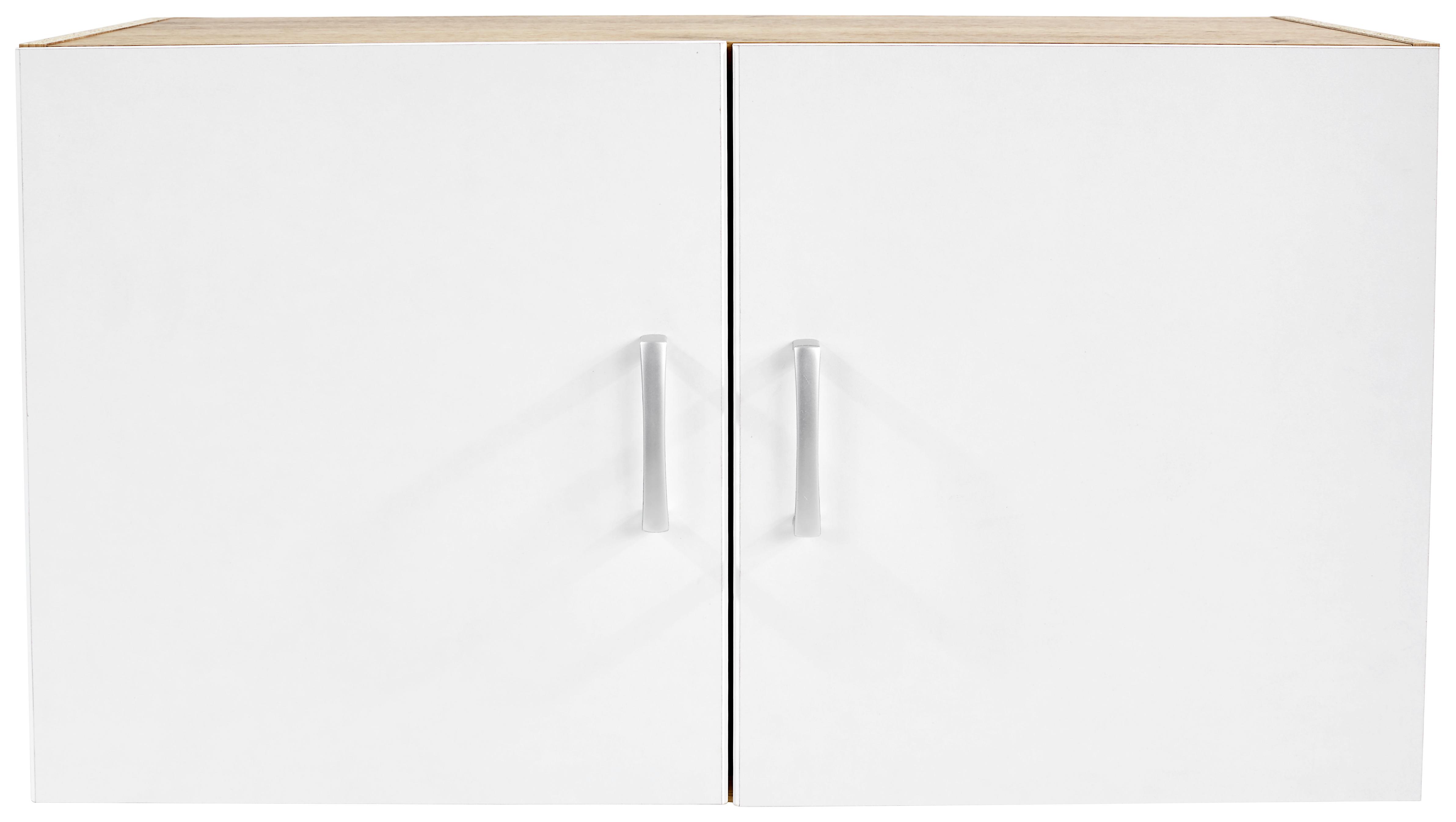 NÁSTAVEC NA SKŘÍŇ TIO - bílá/barvy dubu, Konvenční, kompozitní dřevo (80/43/37,5cm)