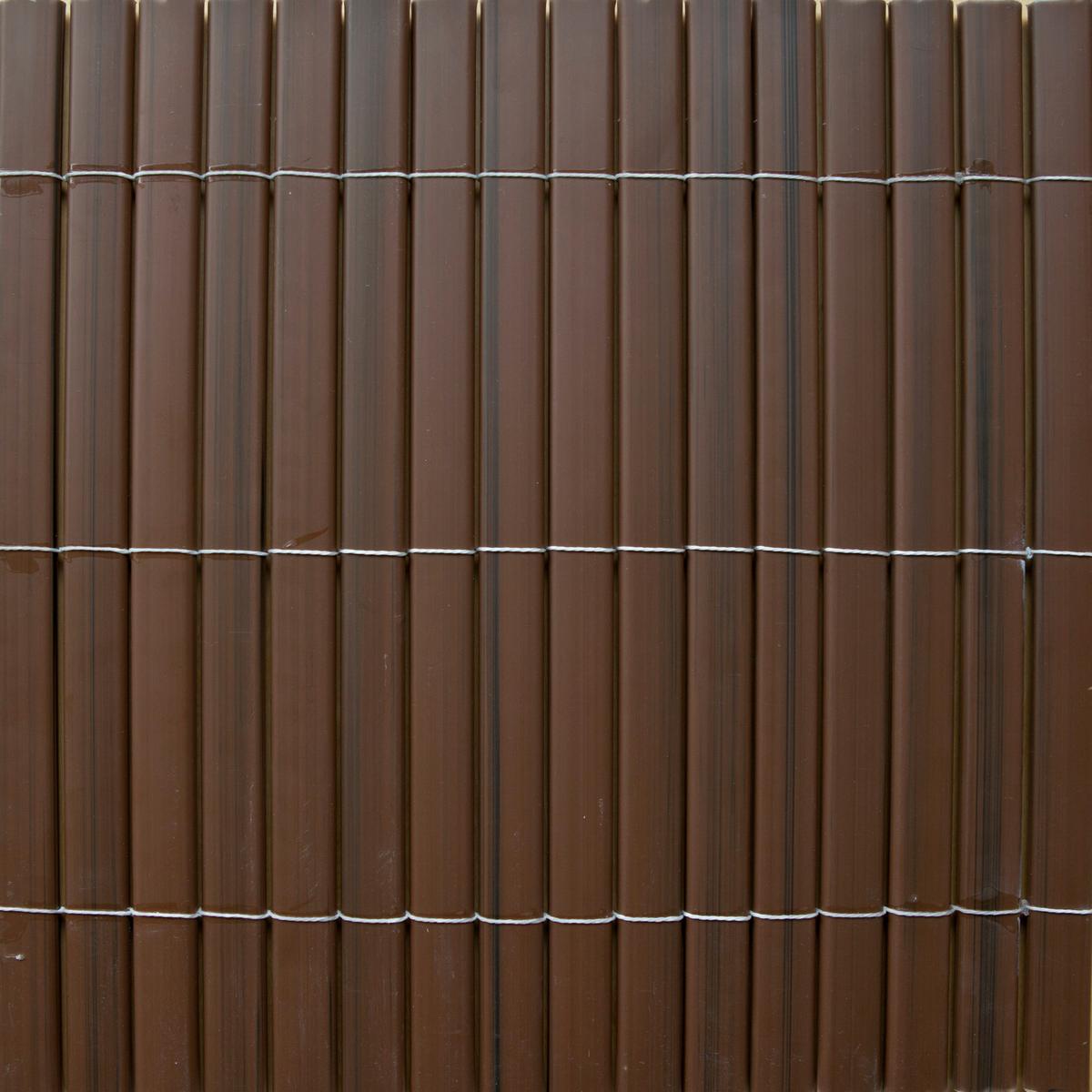 Sichtschutz Presidio Walnuss 300x90 Cm Witterungsbeständig - Braun, Basics, Kunststoff (300/90cm)