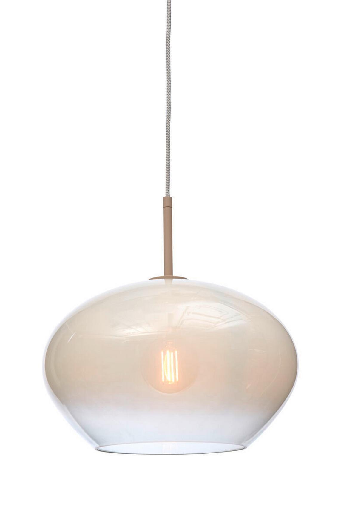 Hängeleuchte Bologna - Weiß, Trend, Glas (35/23cm) - It's about Romi