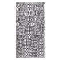 RUČNE TKANÝ KOBEREC Carola 1, 60/120cm, sivá - sivá, Basics, textil (60/120cm) - Modern Living