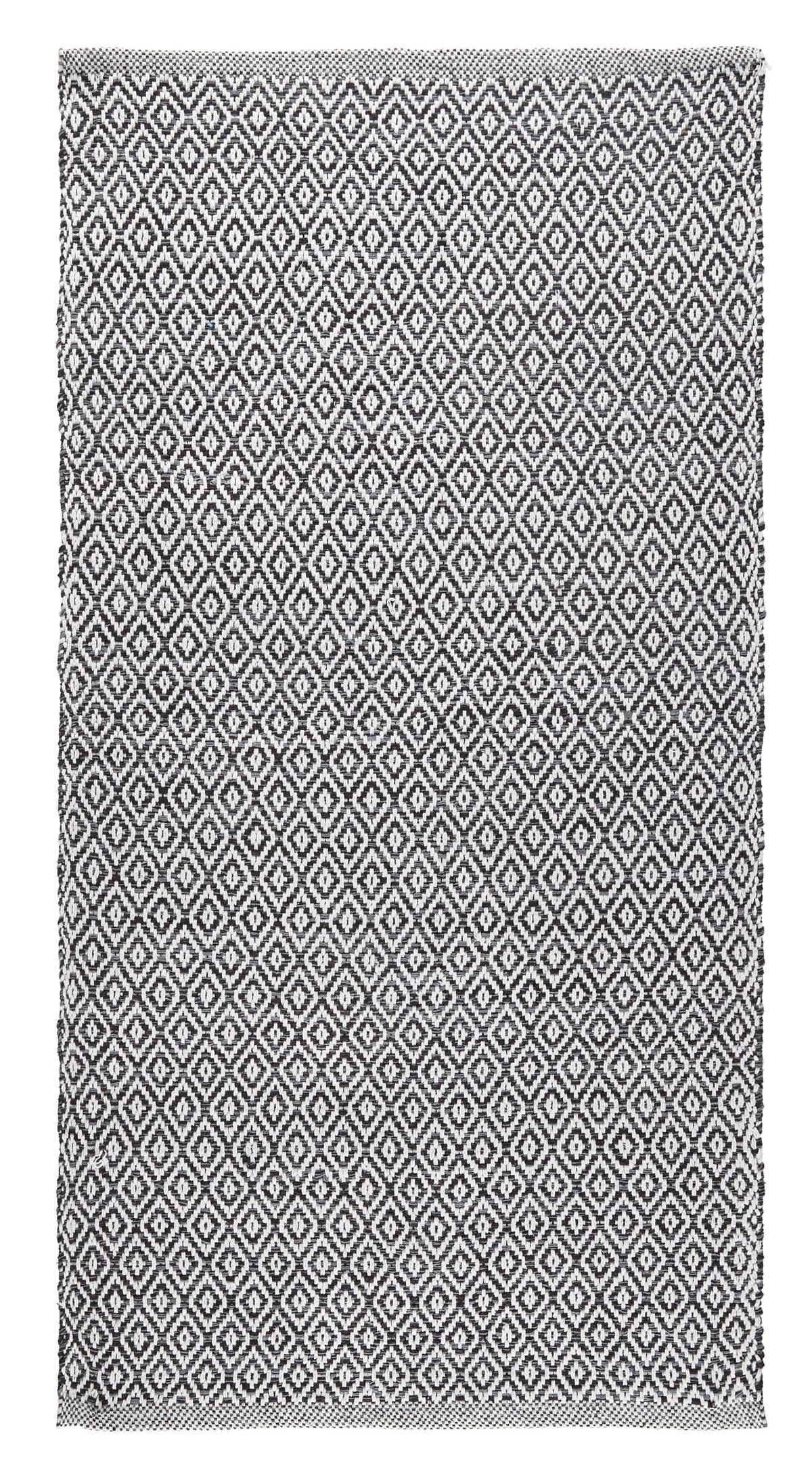 RUČNE TKANÝ KOBEREC Carola 1, 60/120cm, sivá - sivá, Basics, textil (60/120cm) - Modern Living