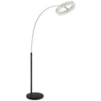 Led-stehleuchte Memory-Funktion - Klar/Schwarz, Design, Glas/Kunststoff (92,5/40/190cm) - Globo