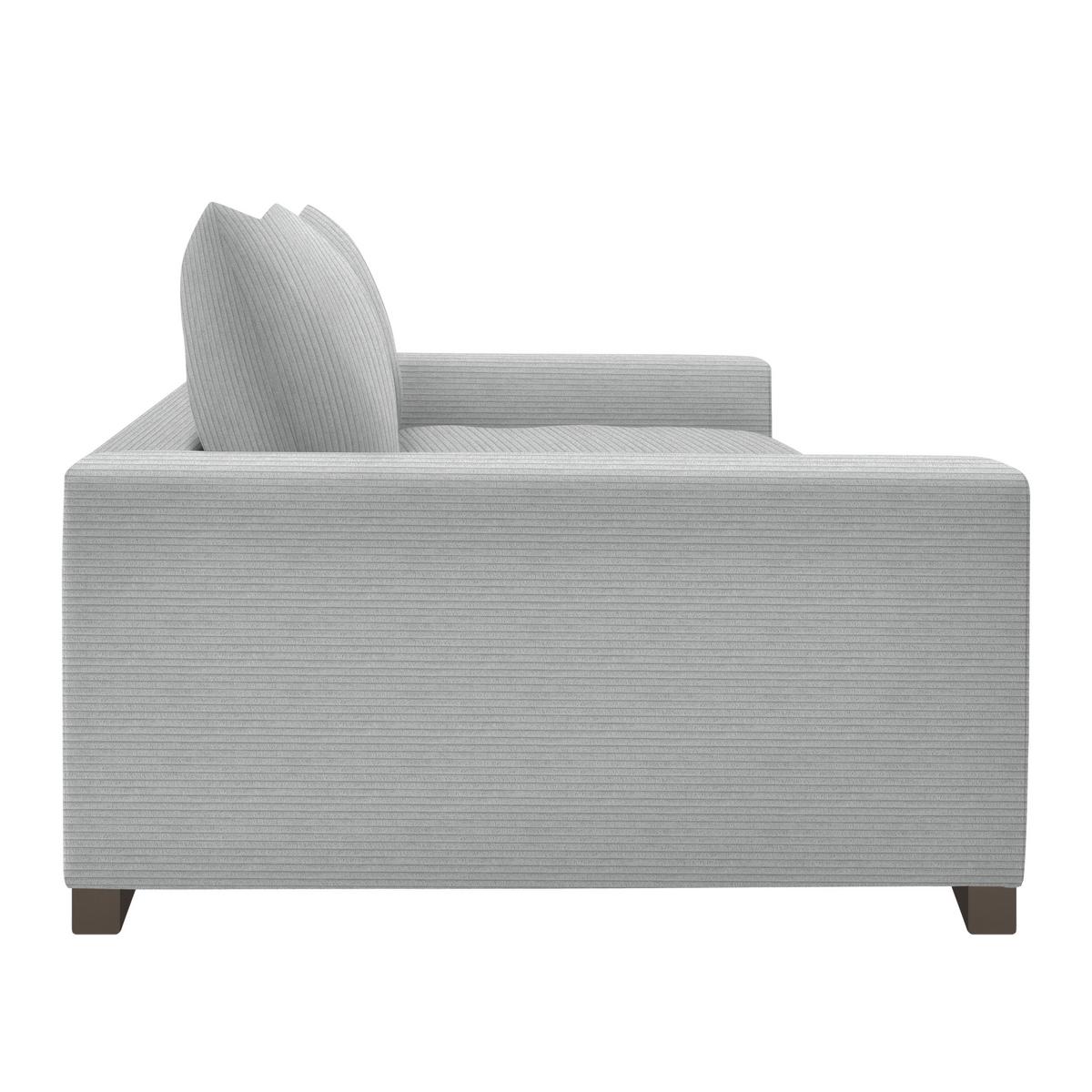 Mega pohovka PEDRO 1200, sivobéžový menčester - sivobéžová, Modern, kov/drevo (261/83/124cm) - Mömax