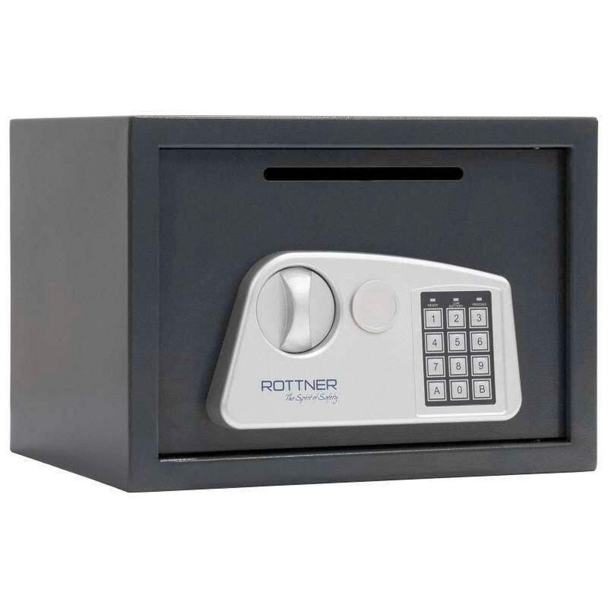 Tresor Jupiter3elslot - Anthrazit, KONVENTIONELL, Metall (35/25/28cm) - ROTTNER