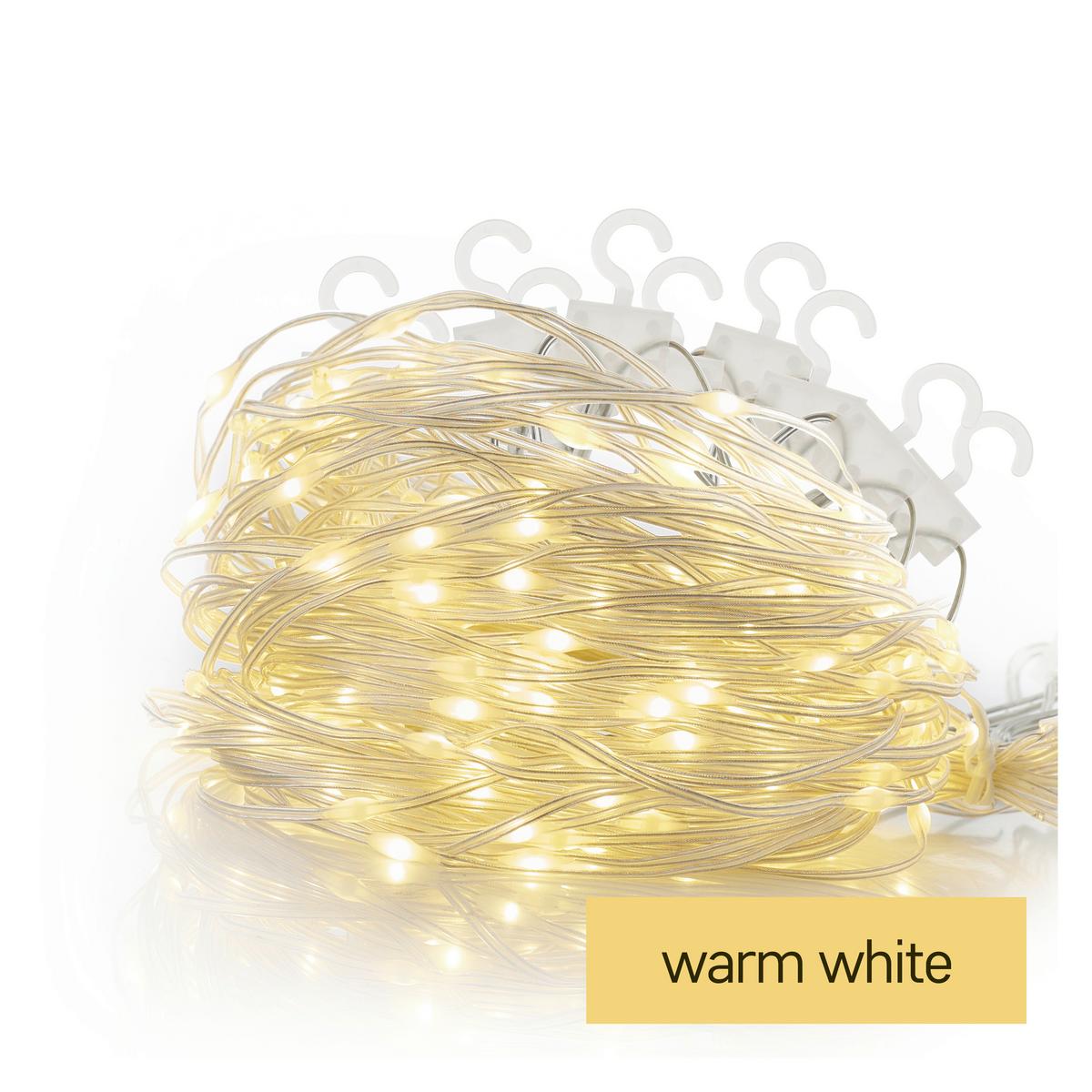 Led Karácsonyi Fényfüggöny Drop Kb. 2,9/2m - áttetsző, Basics, műanyag (2,9/2cm)