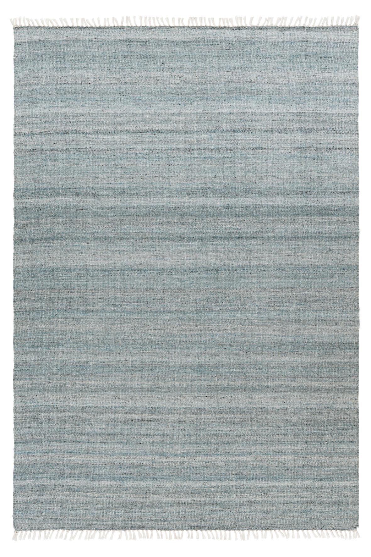 Flachwebteppich My Nador 565 - Blau, Design, Textil (120/170cm) - Obsession