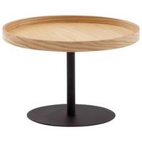Konferenčný stolík P: 61cm - hnedá/čierna, Modern, kov/kompozitné drevo (61/40cm) - MID.YOU