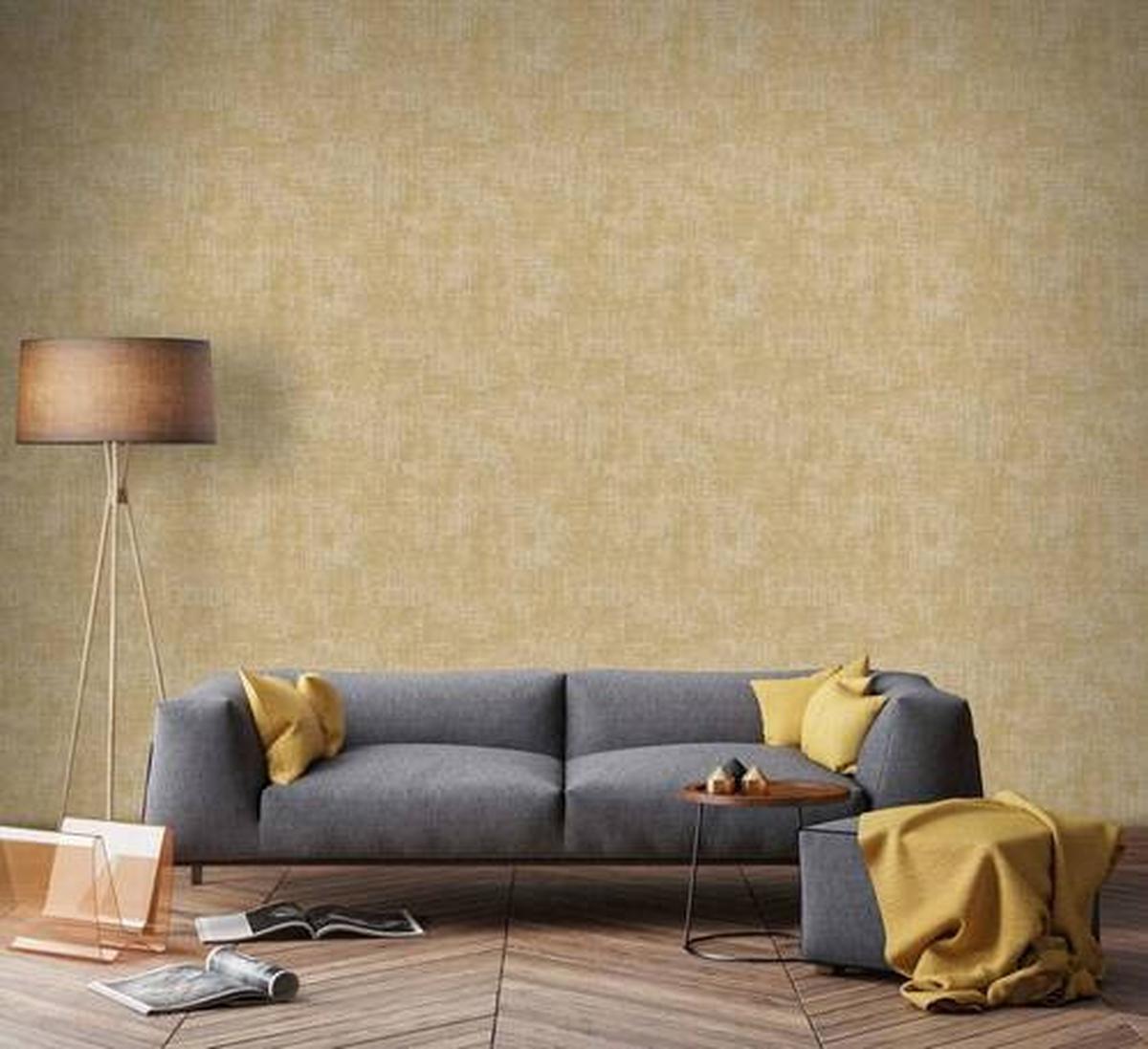 Vliestapete Zara Naturfarben, 53x1000 cm - Naturfarben, Basics, Papier/Kunststoff (53/1000cm)