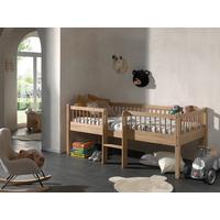 Spielbett Forrest Eichefarben 90x200cm - Eichefarben/Naturfarben, MODERN, Holz (90/200cm) - Vipack