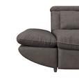 Wohnlandschaft Park - Dunkelbraun/Schwarz, MODERN, Textil (233/311cm) - Luca Bessoni