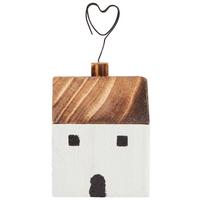 Fotohalter L/b/h: Ca. 5/6/11cm, Gotan - Weiß/Braun, MODERN, Holz/Metall (5/6/11cm)