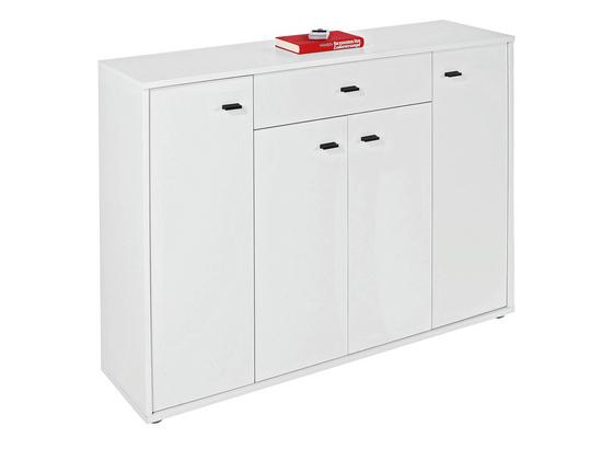 Komód Boni - Fehér, modern, Faalapú anyag (116/84/30cm) Komód Boni - Fehér, modern, Faalapú anyag (116/84/30cm)