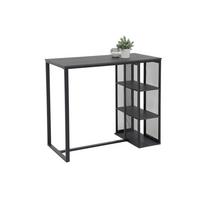 BARTISCH KLARA BT - Eichefarben/Dunkelgrau, MODERN, Holzwerkstoff/Metall (120/102,5/60cm) - P & B