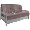 Schlafsofa Camino Weiß/Rosa B: 154 cm - Weiß/Rosa, MODERN, Holz/Textil (154/88/90cm) - Livetastic