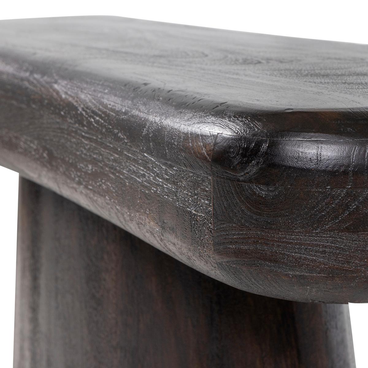 Beistelltisch Amco Schwarz B: 120 cm - Schwarz, Design, Holz (120/40/76cm) - Livetastic